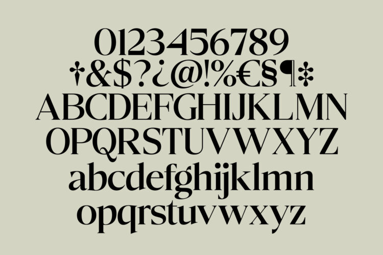 Elegant Family Serif Typeface