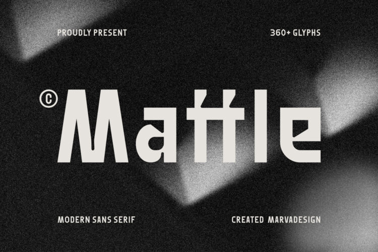 Geometric Sans Serif Typeface