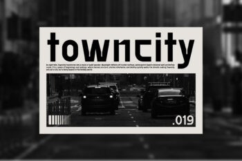 Geometric Sans Serif Typeface