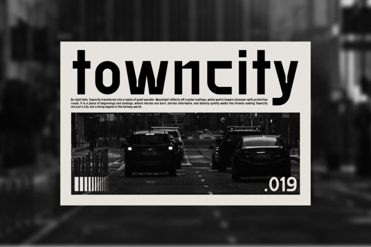 Geometric Sans Serif Typeface