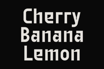 Geometric Sans Serif Typeface