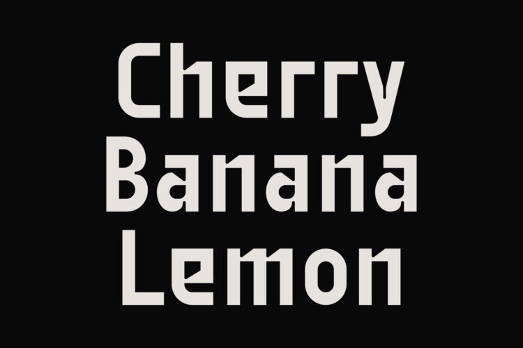 Geometric Sans Serif Typeface