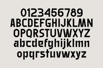 Geometric Sans Serif Typeface