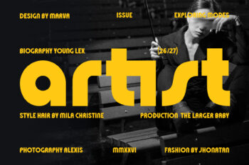 Geometric Sans Serif Typeface