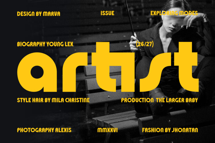 Geometric Sans Serif Typeface