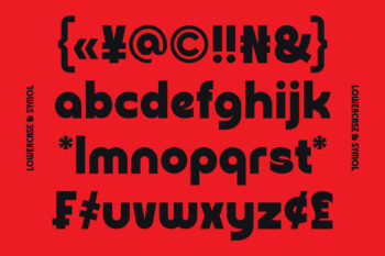 Geometric Sans Serif Typeface