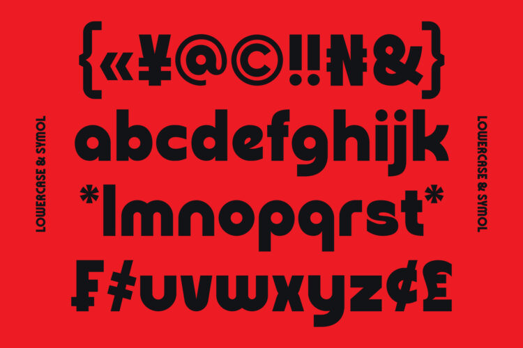 Geometric Sans Serif Typeface