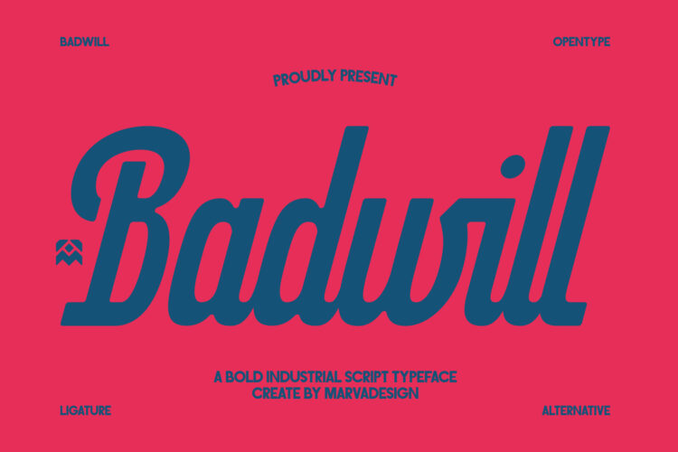 Industrial Script Typeface