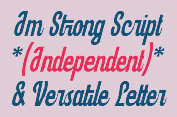 Industrial Script Typeface