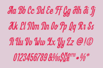 Industrial Script Typeface