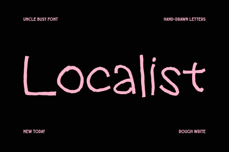 The Messy Handwritten Typeface