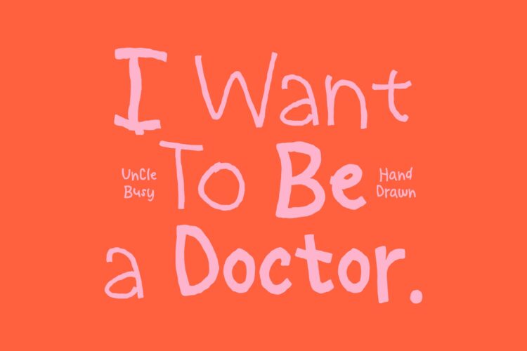 The Messy Handwritten Typeface