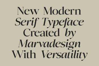 Family Serif Typeface