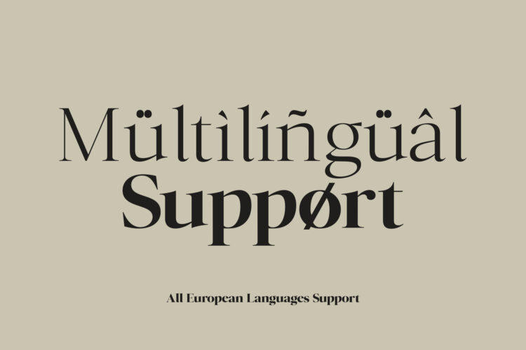 Family Serif Typeface