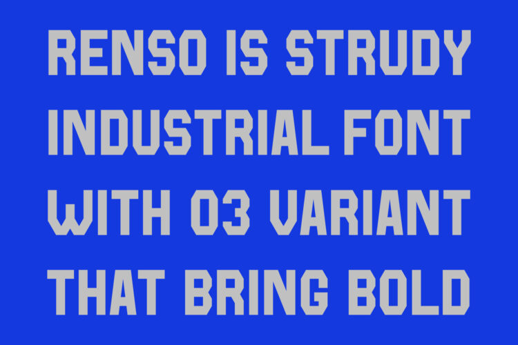 Industrial Typeface
