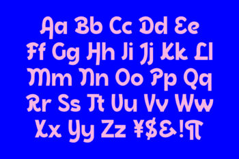 Sans Serif Display Typeface