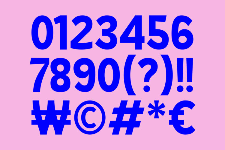 Sans Serif Display Typeface