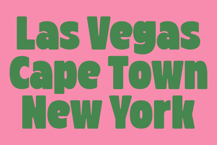 Bold Display Typeface