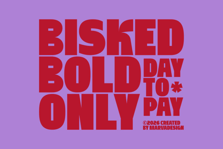 Bold Display Sans Serif Typeface