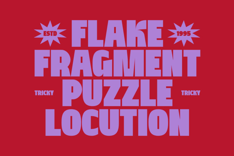 Bold Display Sans Serif Typeface