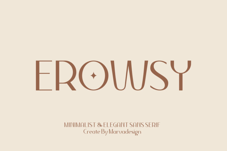 Minimalist Elegant Typeface