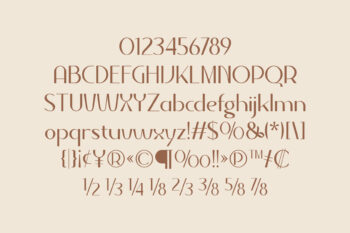 Minimalist Elegant Typeface