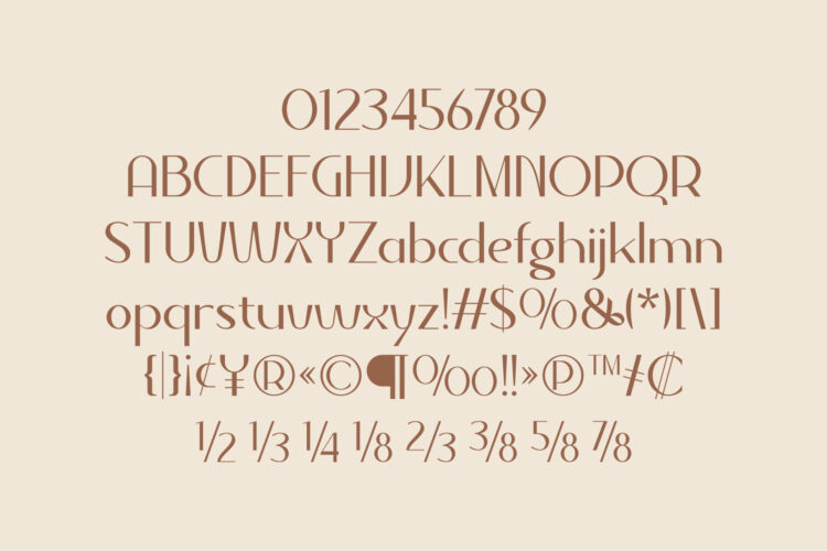 Minimalist Elegant Typeface