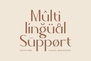 Minimalist Elegant Typeface