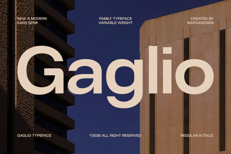 Modern Family Sans Serif Typeface