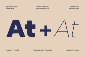 Modern Family Sans Serif Typeface
