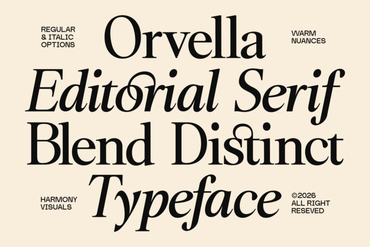 Editorial Serif Typeface