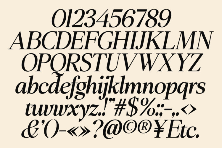 Editorial Serif Typeface
