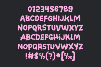 Playfull Display Handdrawn Typeface