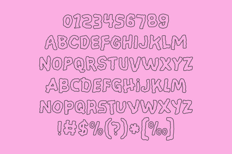 Playfull Display Handdrawn Typeface