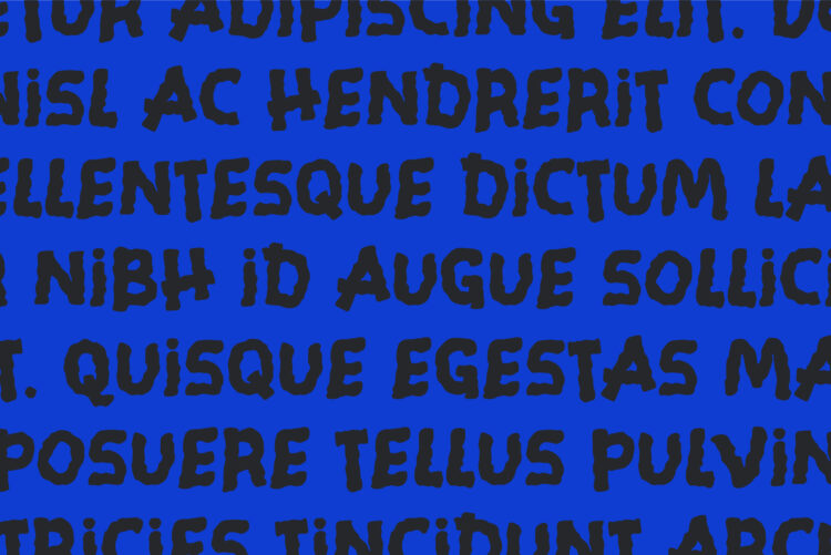 Playfull Display Handdrawn Typeface