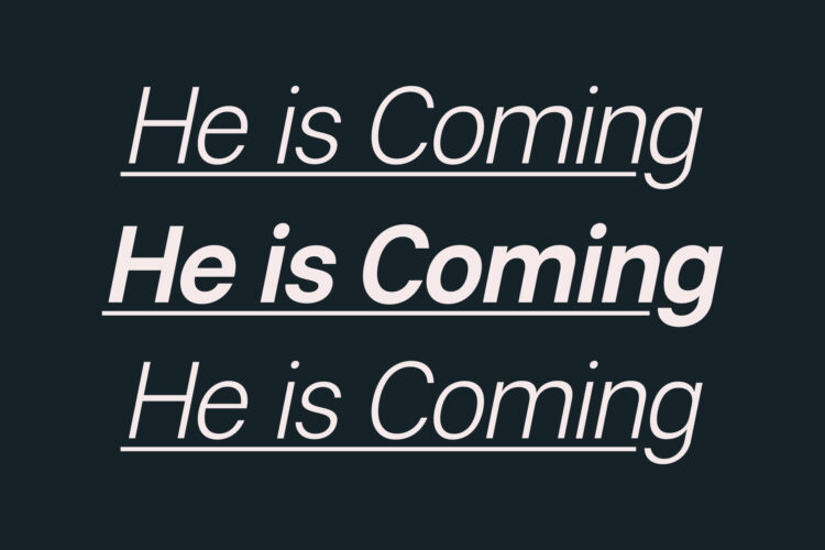 Contemporary Geometric Sans Serif Typeface