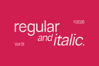 Contemporary Geometric Sans Serif Typeface
