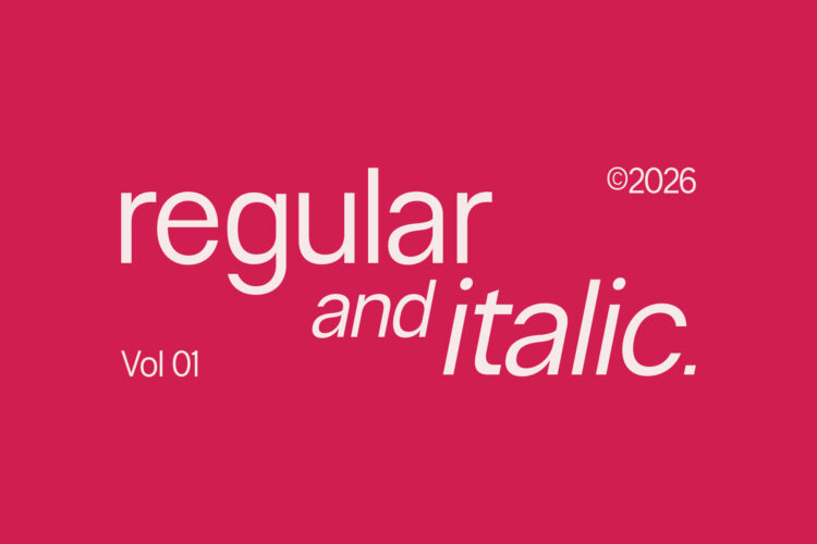 Contemporary Geometric Sans Serif Typeface