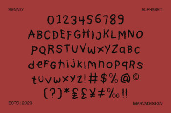 Messy Handwritten Typeface