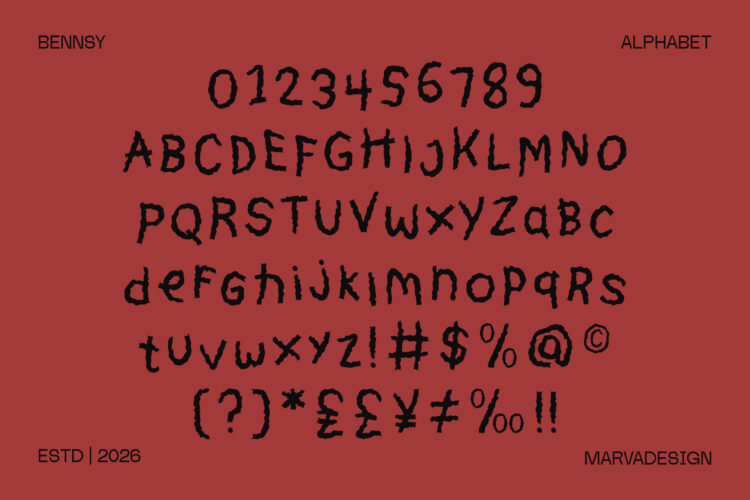 Messy Handwritten Typeface