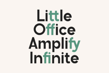 Modern Geometric Sans Serif Typeface