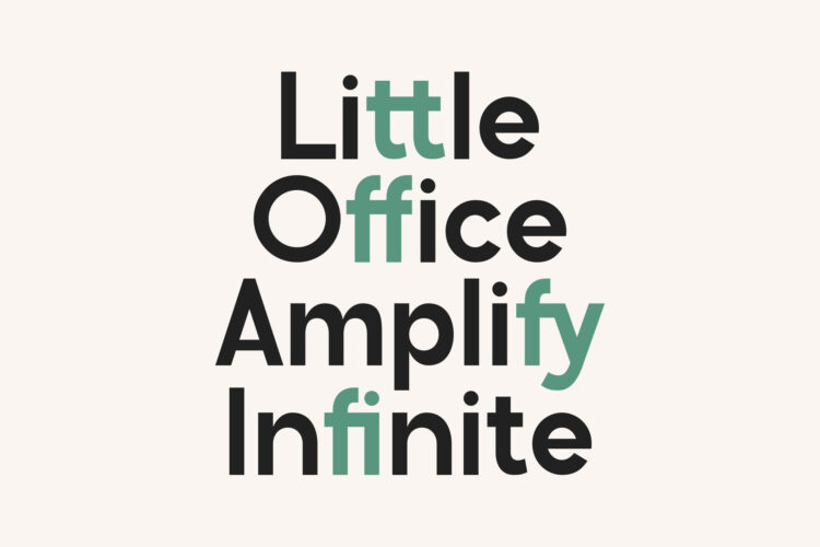 Modern Geometric Sans Serif Typeface