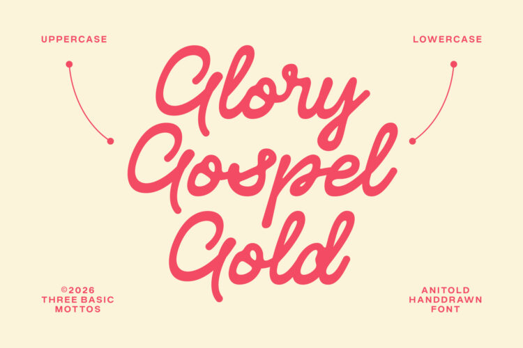 Modern Monoline Handwritten Typeface