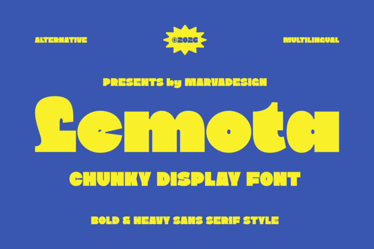 Bold Expressive Display Typeface