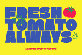 Bold Expressive Display Typeface