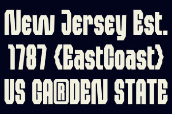 Bold Industrial Typeface