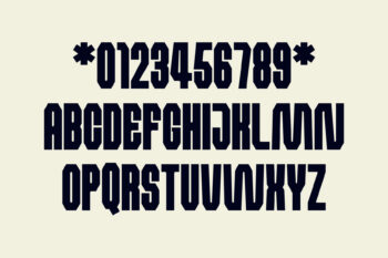 Bold Industrial Typeface