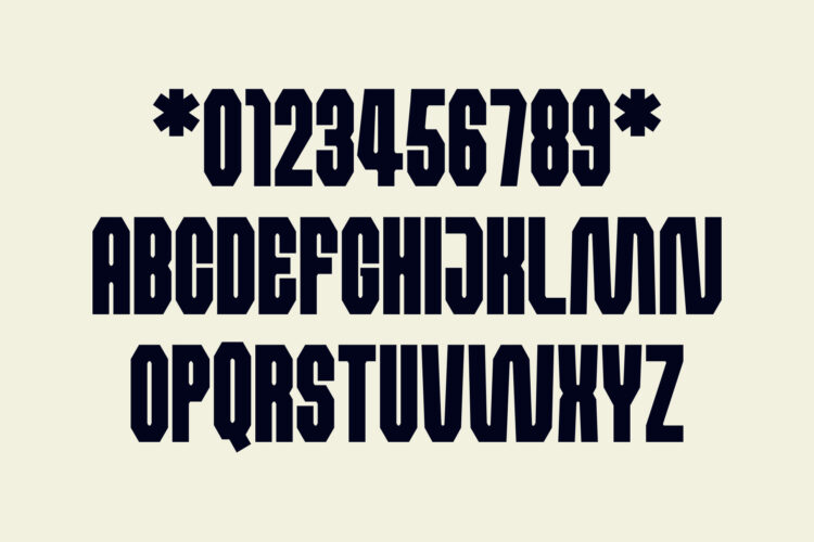 Bold Industrial Typeface