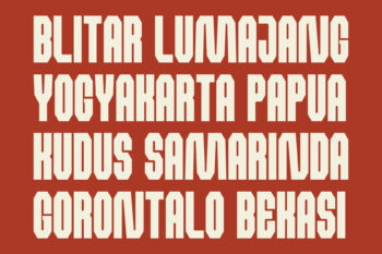 Bold Industrial Typeface