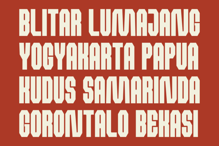 Bold Industrial Typeface